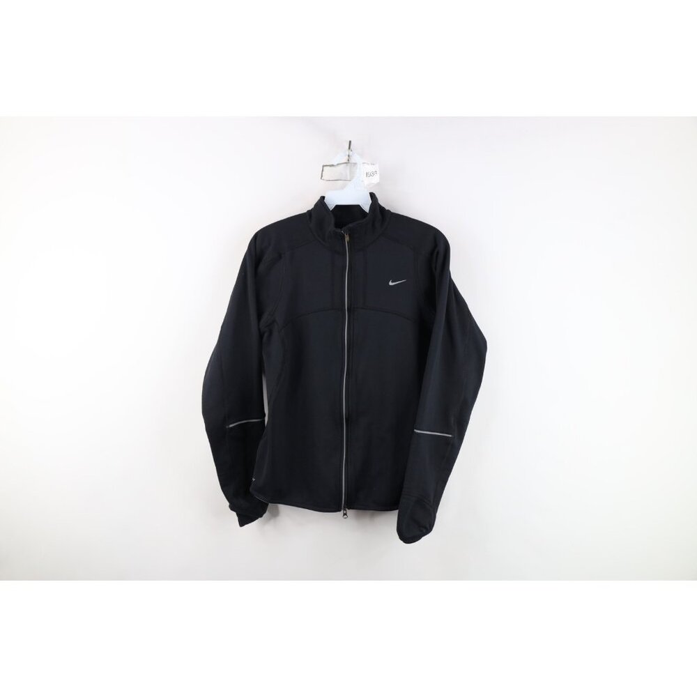 Vtg Nike Womens Small Travis Scott Mini Swoosh Fleece Lined Reflective Jacket